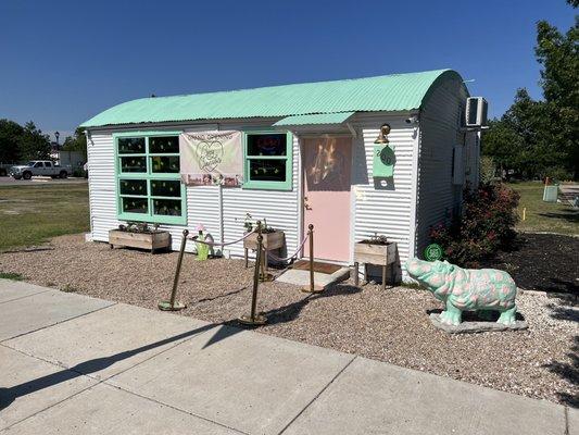 The building itself.