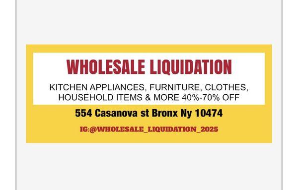 Wholesale Liquidation