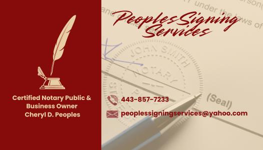 Peoples Signing Services
