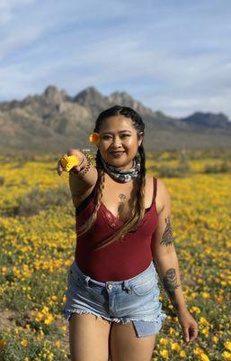 Cali girl in a desert world