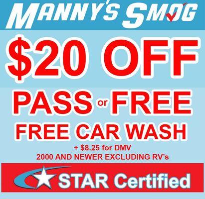 $20 Off 2000 or newer