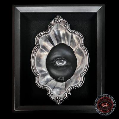 "Ghost Eye"
oil painting on silver.
Donated or Tattoo Heritage Project
