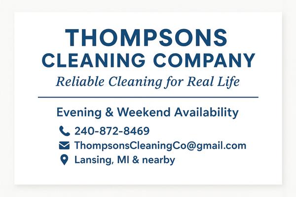 Thompsons Cleaning