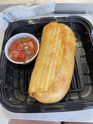 Shredded Chicken Chimichanga