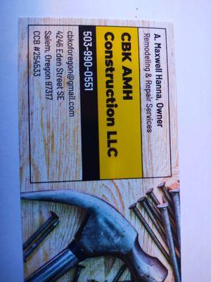 CBK AMH Construction