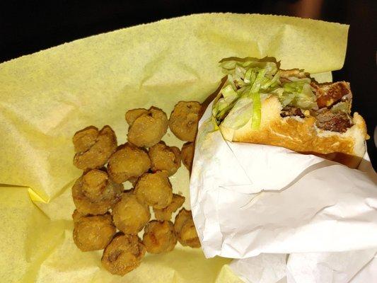 Cheeseburger w/Mushrooms