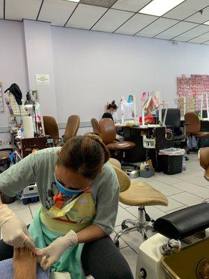 This is the mail tech I worked with.