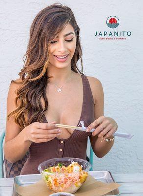 A photo and video shoot for Japanito in Miami Beach, FL.