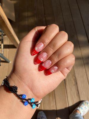 Anne did my nails and she did such a wonderful job they came out better than I expected. I love them!!