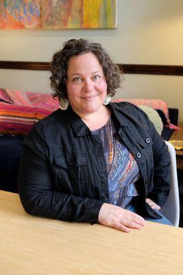 Associate art therapist Shannon Garcia