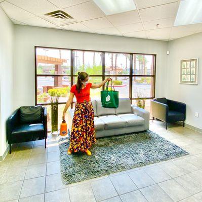 Ren with a Wishing Wellness Swag bag