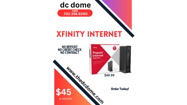 Get internet with no contract or deposit!