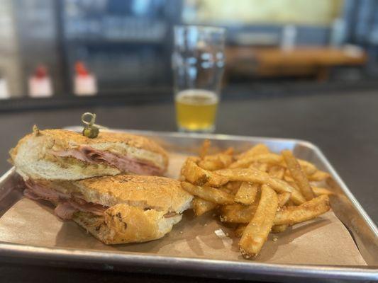 Cuban double ham minus pork shoulder