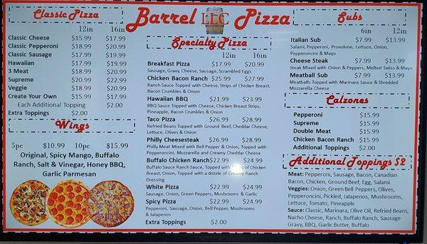 The Barrel Pizza