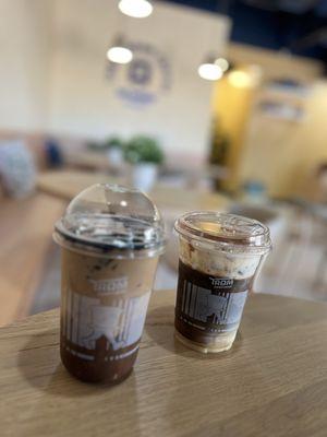Cream Coffee and Tiramisu Coffee