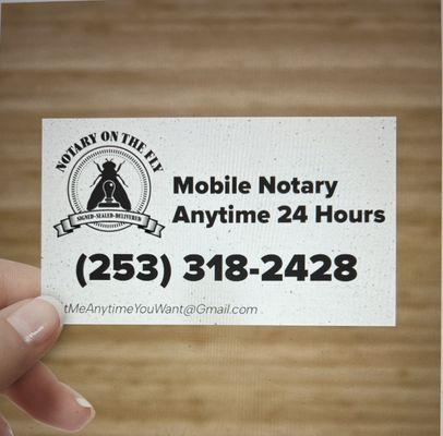 Notary on the Fly