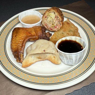 Appetizers from the buffet