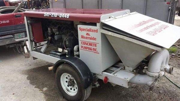 Riverside concrete pumping