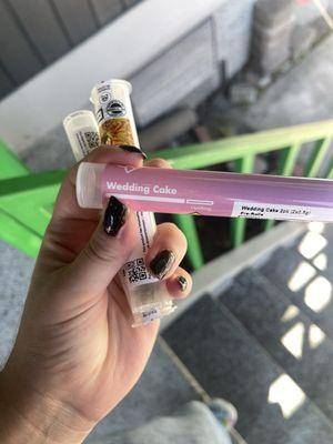 wedding cake pre roll