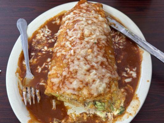 garbage burrito with Carnitas