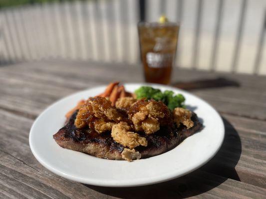 Bourbon Glazed Surf & Turf