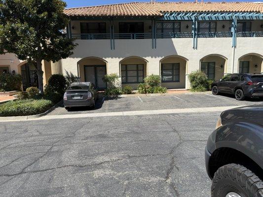 Plenty of safe parking outside