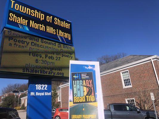 Allegheny County Library Association Library Passport Road Trip Stop