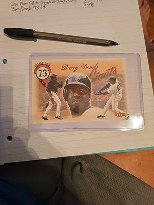 Barry Bonds 73 card