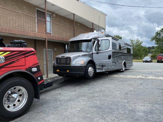 Start of tow in Graham NC