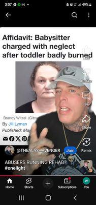 Brandy Wetzel Child Abuser, and she's the Director of a Rehab program. Lied and said the baby got hold of kaboom. 2022 Is the year this happ