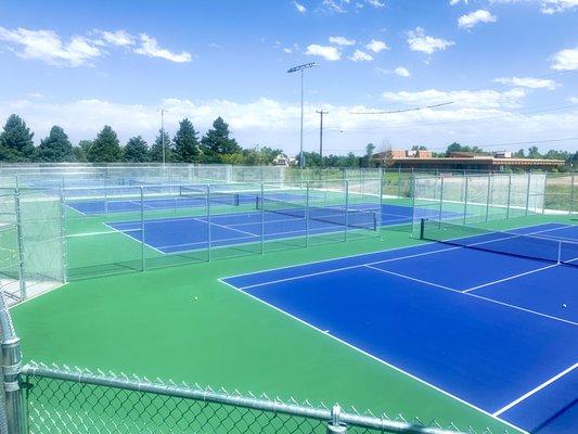 Newly constructed courts 2022