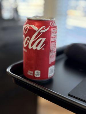 She offered me a coke thank you so much