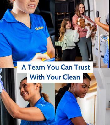Our teams are bonded and insured so you can trust that we'll care for your home!