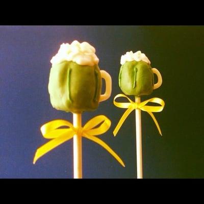 Irish car bomb cake pops