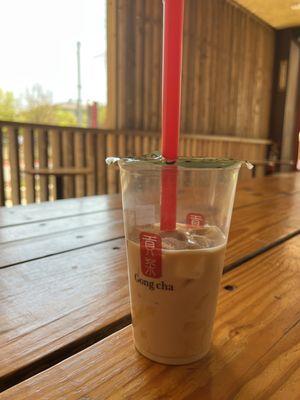 Earl grey milk tea at 50% sweetness