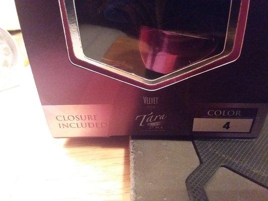 Tara hair color #4 $10.99