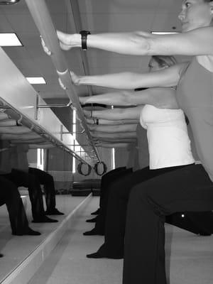 at the barre...