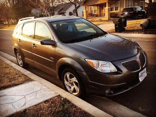 The 2005 Vibe I purchased from Neil Spector Motors.