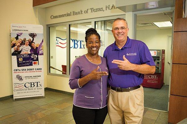 Come visit our banking center located conveniently in the Baker Pattillo Student Center