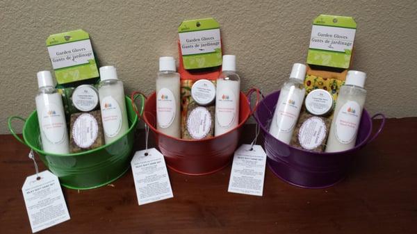 Made to order baskets for gifts, or make your own and "WOW" your friends and family with your creativity!