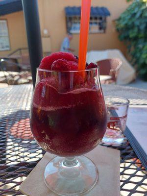 Wine slushee (delicious)