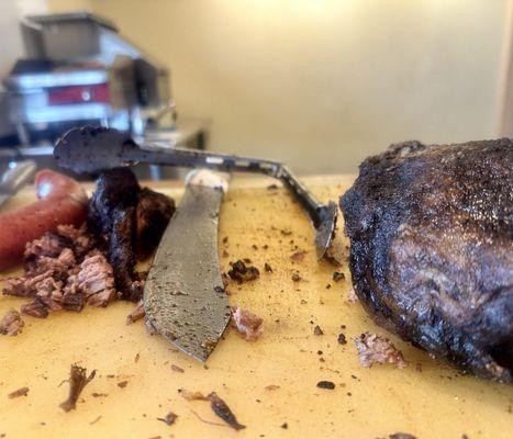 Like a crime scene. A delicious crime scene.