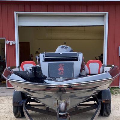 Bass boat restoration