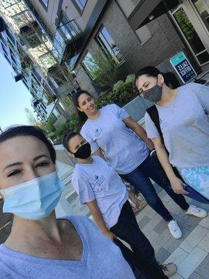 That's how we do, we work together as a family to bring you the outstanding cleaning