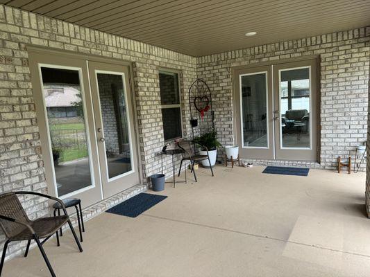 Awesome back patio