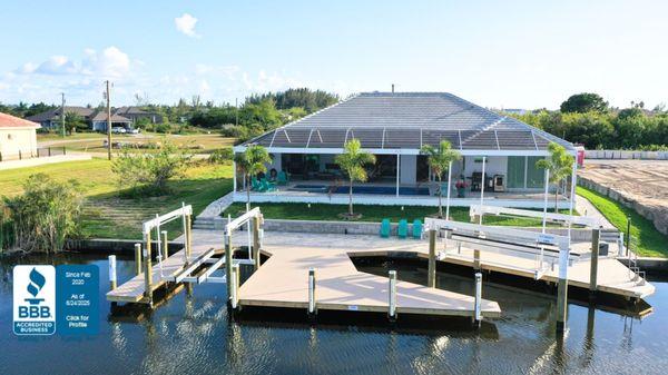 Another beautiful project completed by Above Board Marine!
Custom docks * Decks * Seawalls * Boat lifts