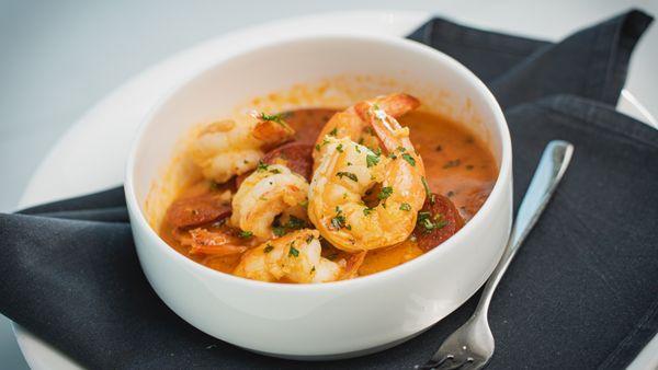 Garlic-chili Shrimp and Chorizo