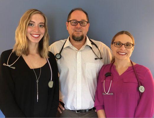 Chelsea- Dietitian Dr.Baughman Lauren - Physician Assistant