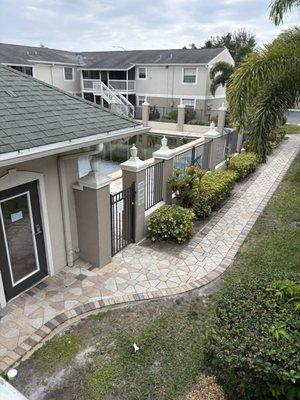 Zoom in to see the nasty pool.