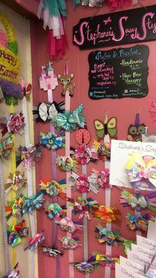 Cute handmade bows: Stephanie's Sassy Styles